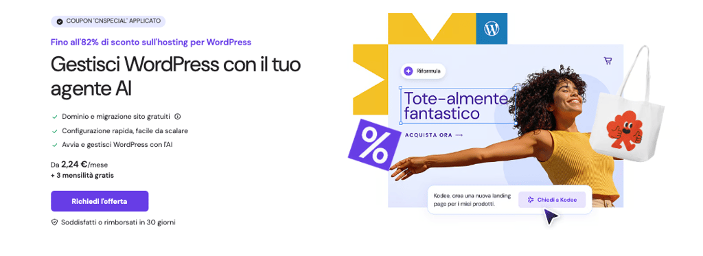 Coupon Hostinger verrà applicato automaticamente