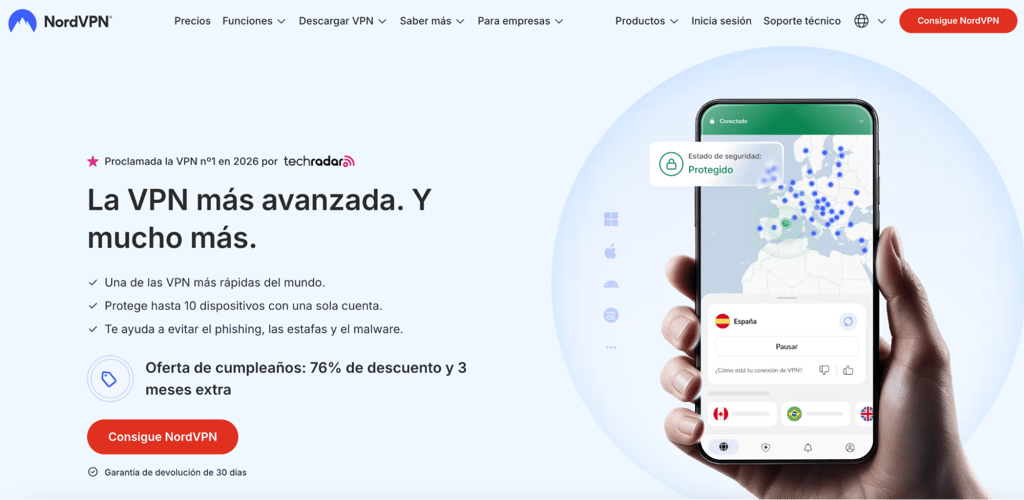 es opening nordvpn with discount link