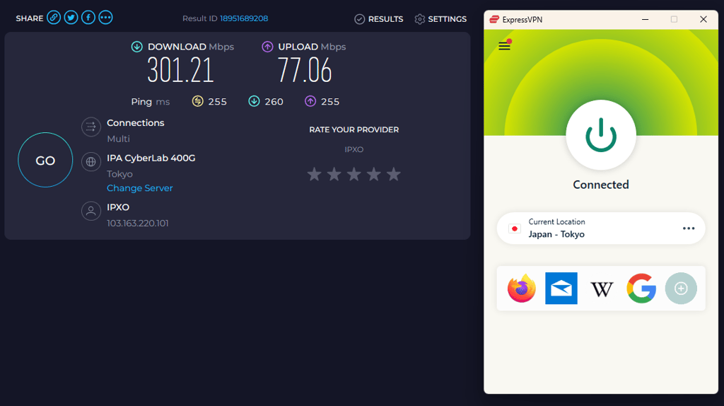 expressvpn speed japan mar 2026