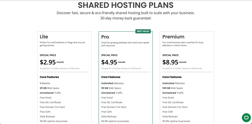 greengeeks pricing march 2026