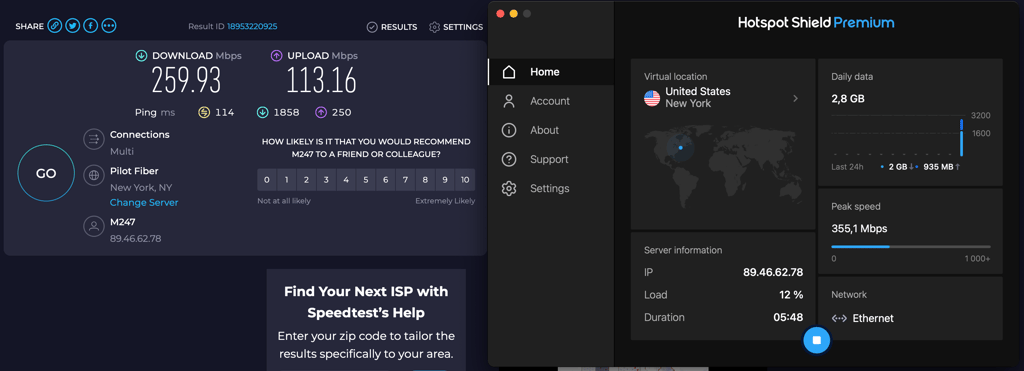 hotspot shield speed us mar 2026