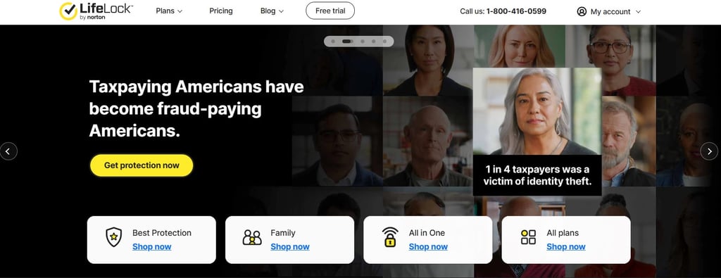 LifeLock main page - LifeLock official website