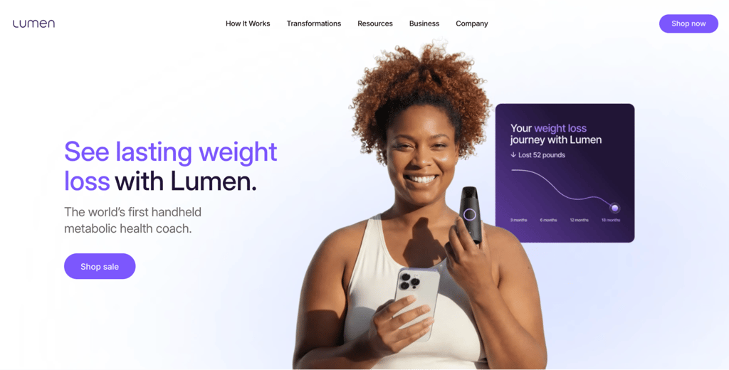 lumen homepage