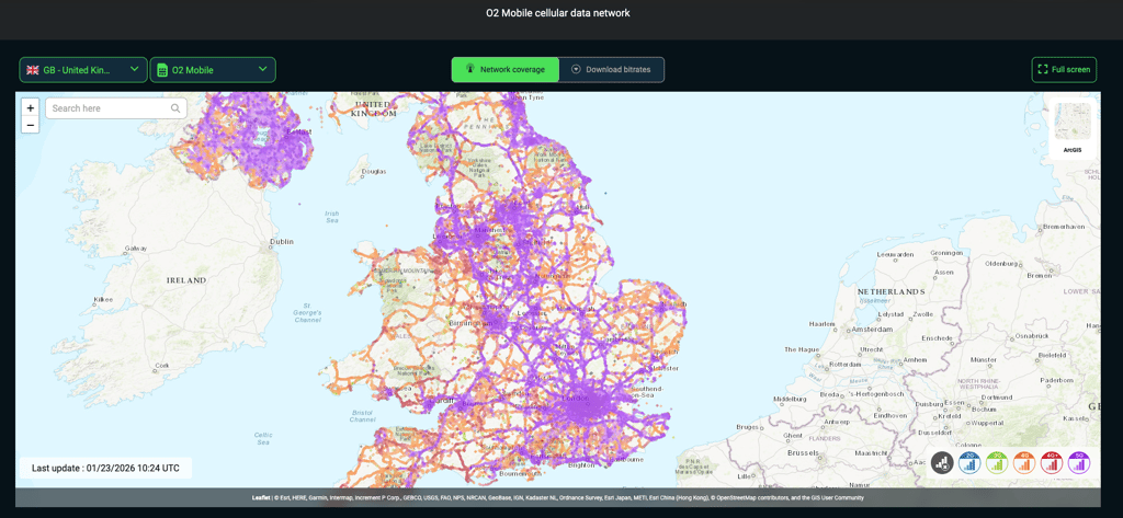 network coverage