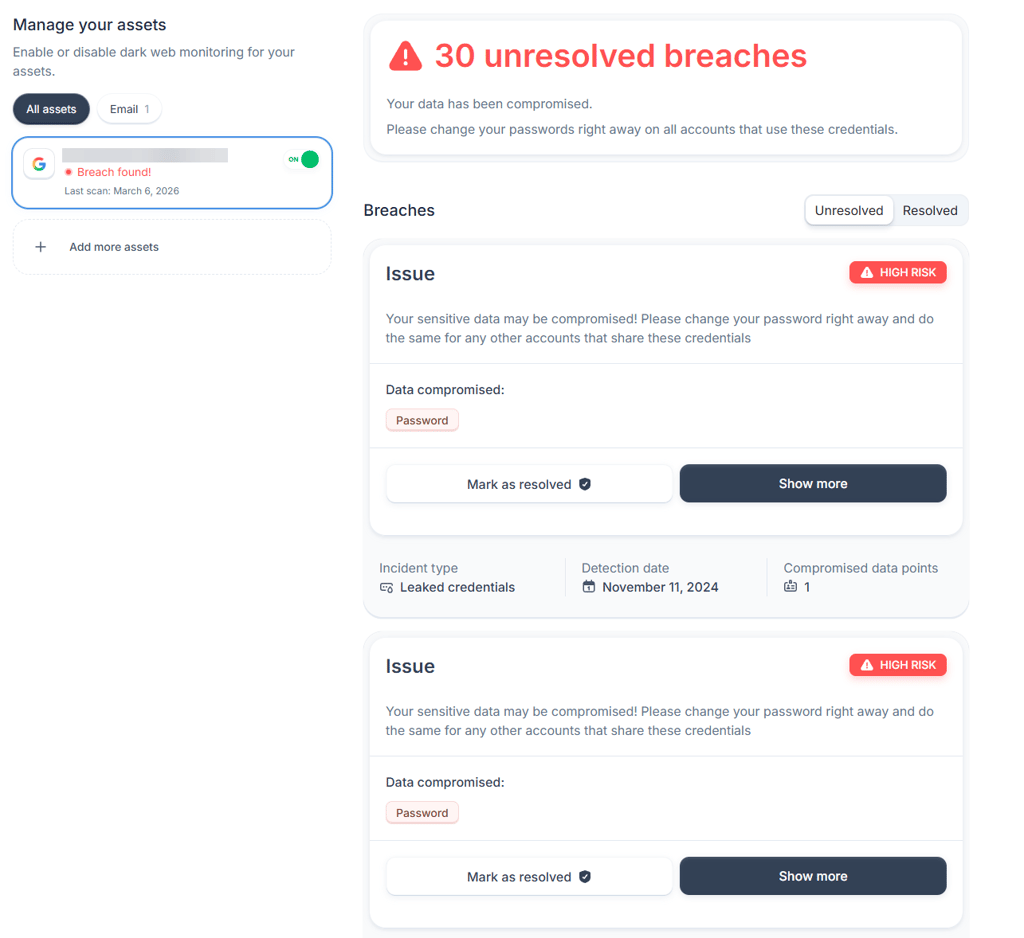 nordprotect 30 unresolved breaches