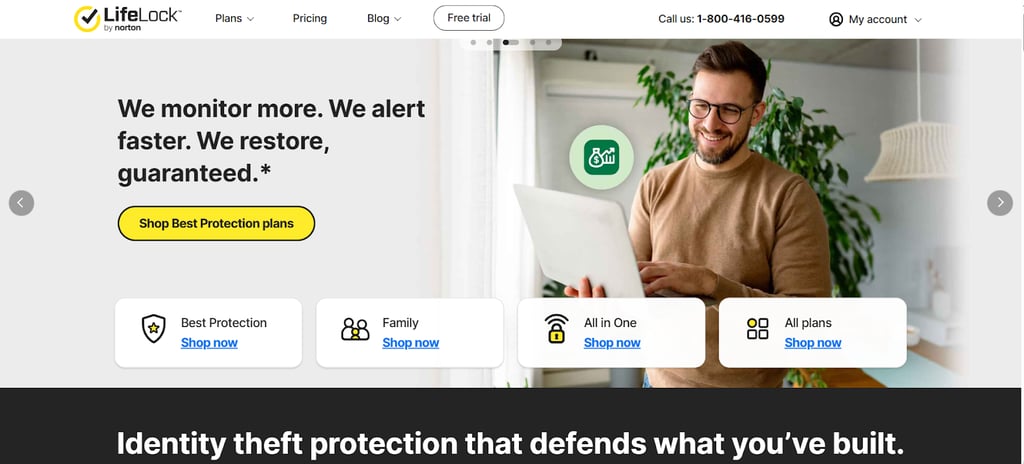 norton lifelock homepage