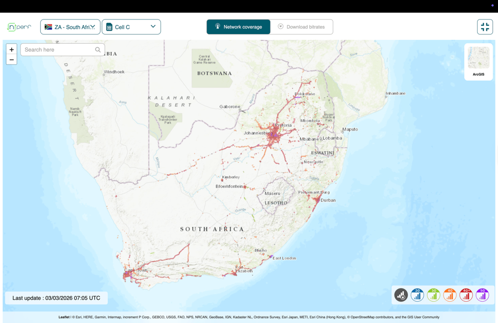 nperf map cellc_77
