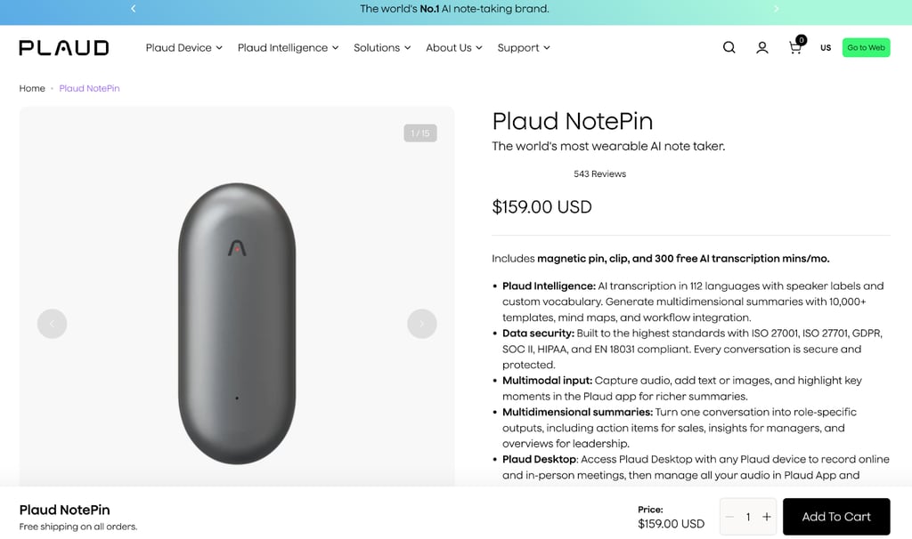 plaud add to cart