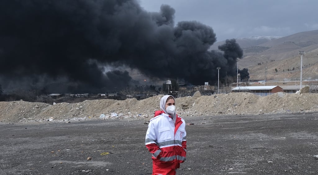 smoke iran
