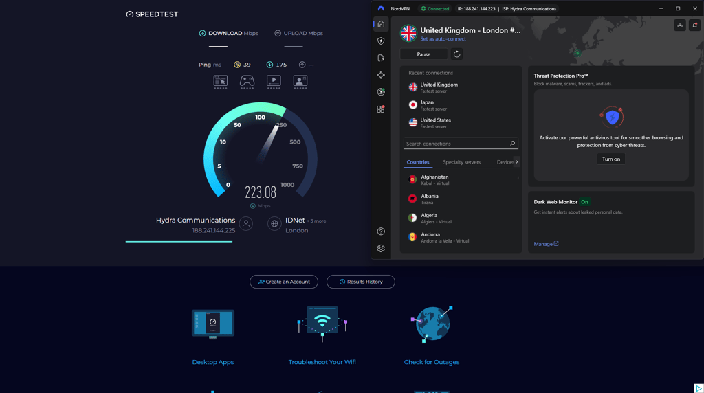 speed testing tool new