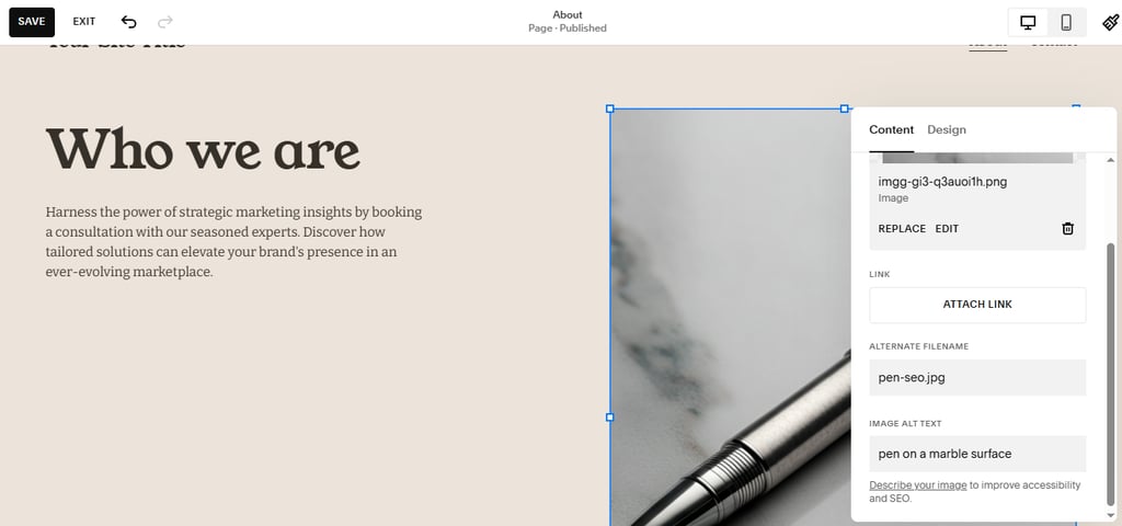 squarespace image optimization