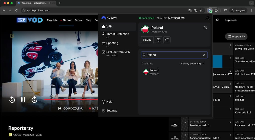 vod_tvp_pl website unblocked with vpn