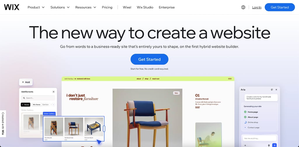 wix website builder