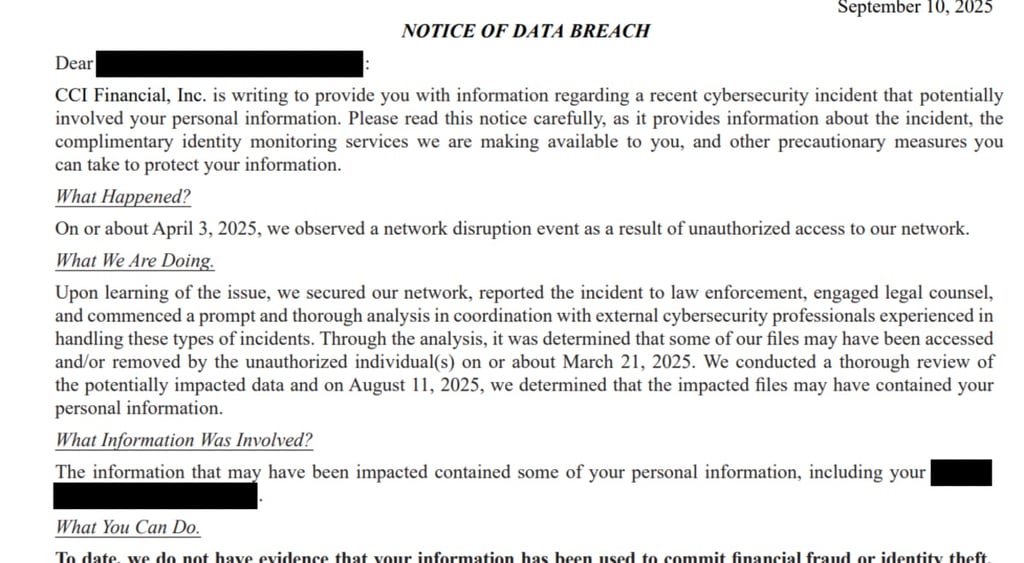 CheckCity breach notice