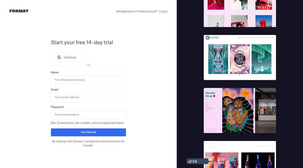Format registration