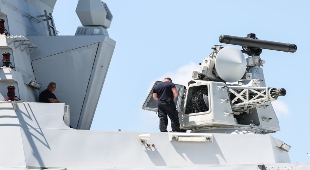 HNLMS Evertsen holding