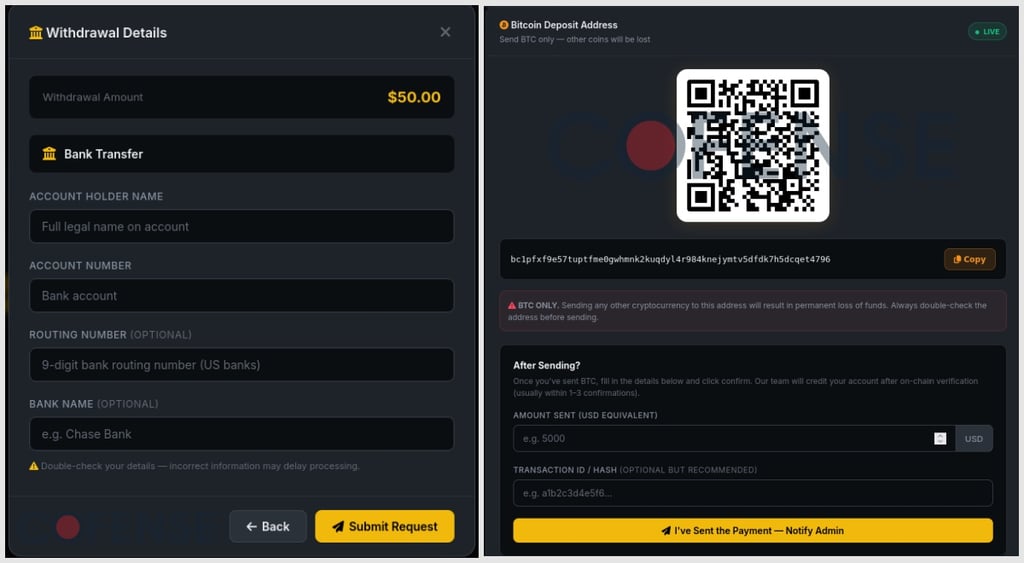 Musk IRS scam bitcoin wallet