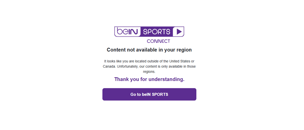 bein sport blocked