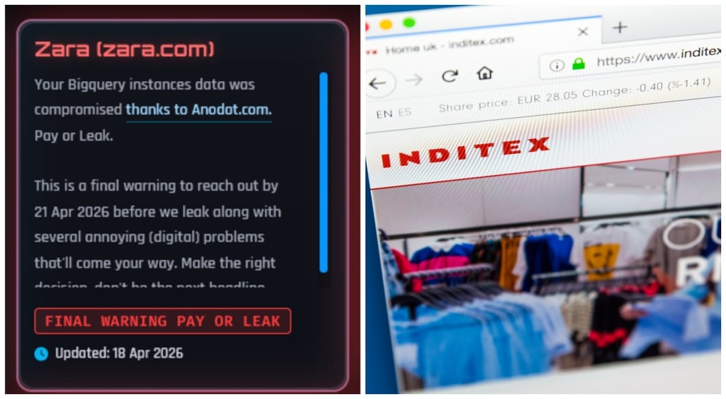 Zara, Inditex ShinyHunters  breach