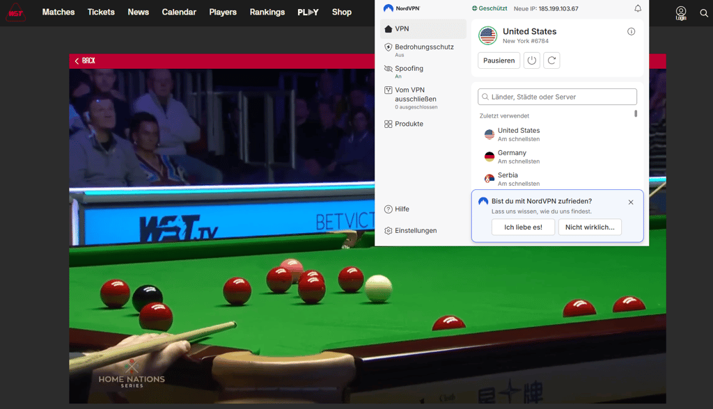 Snooker-WM gratis live