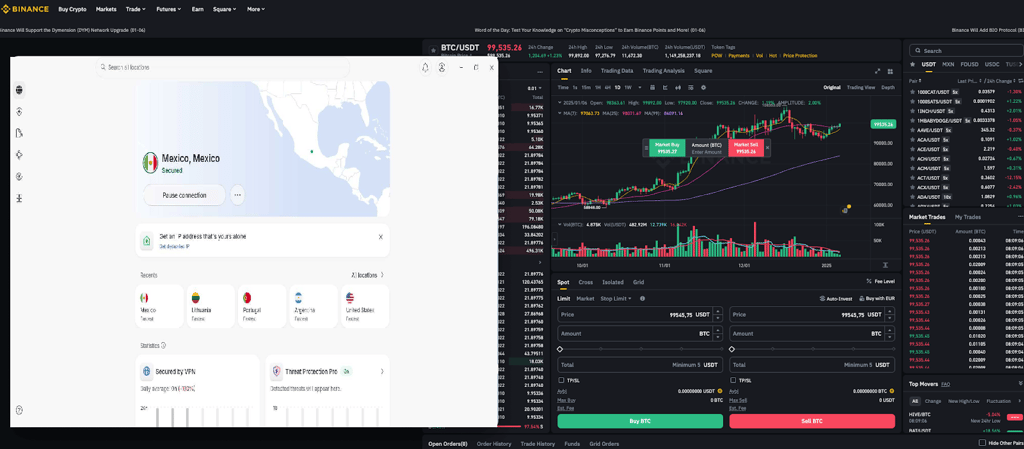 Nordvpn unblocked binance