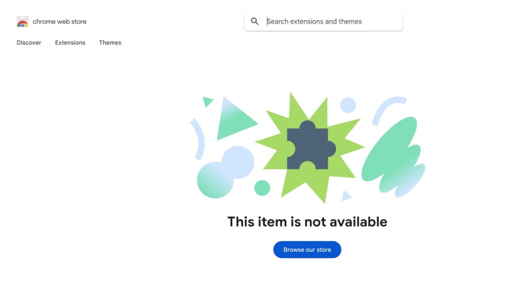 Chrome extension for Nothing Warp app