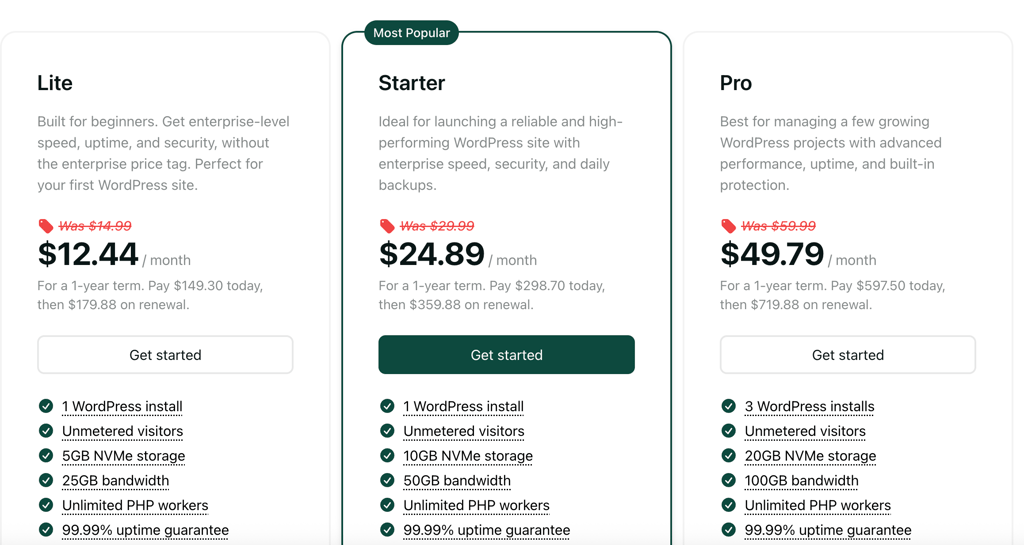 hostingcom pricing april 2026