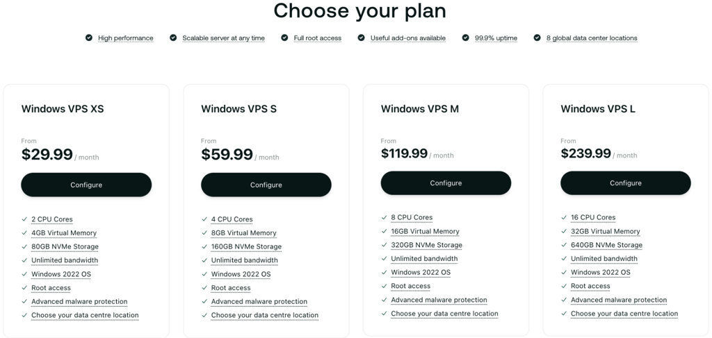 hostingcom windows vps