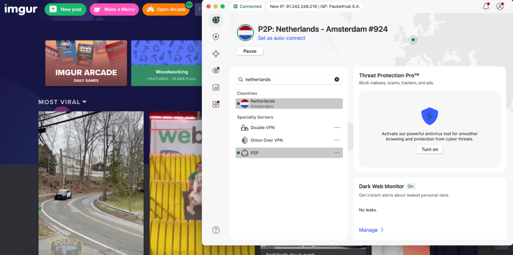 Accessing Imgur with a VPN