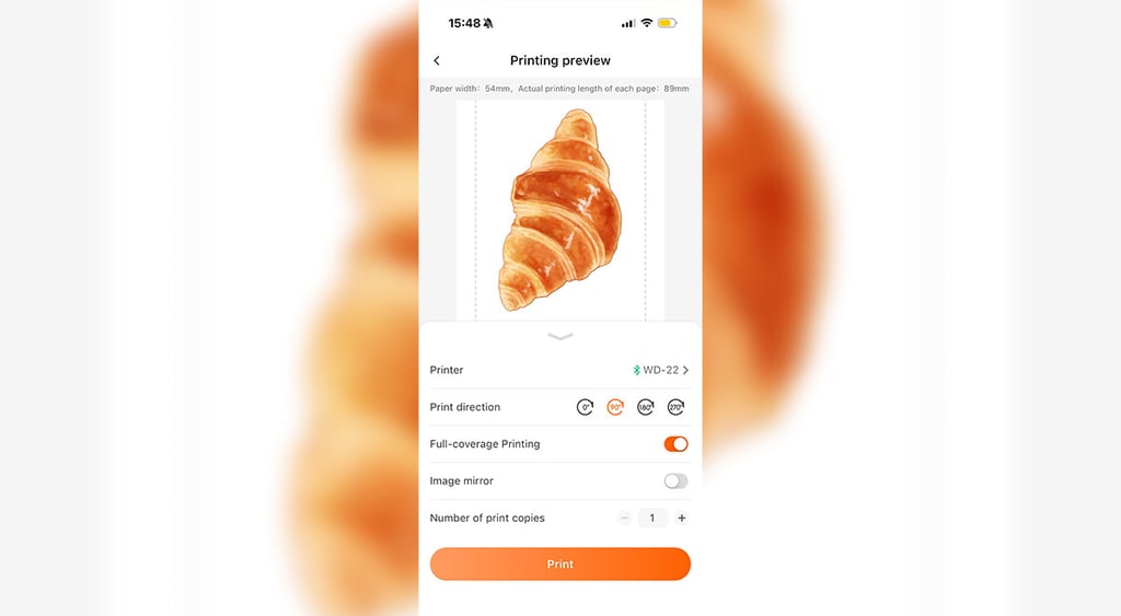 Inkwon Tag portable printer app