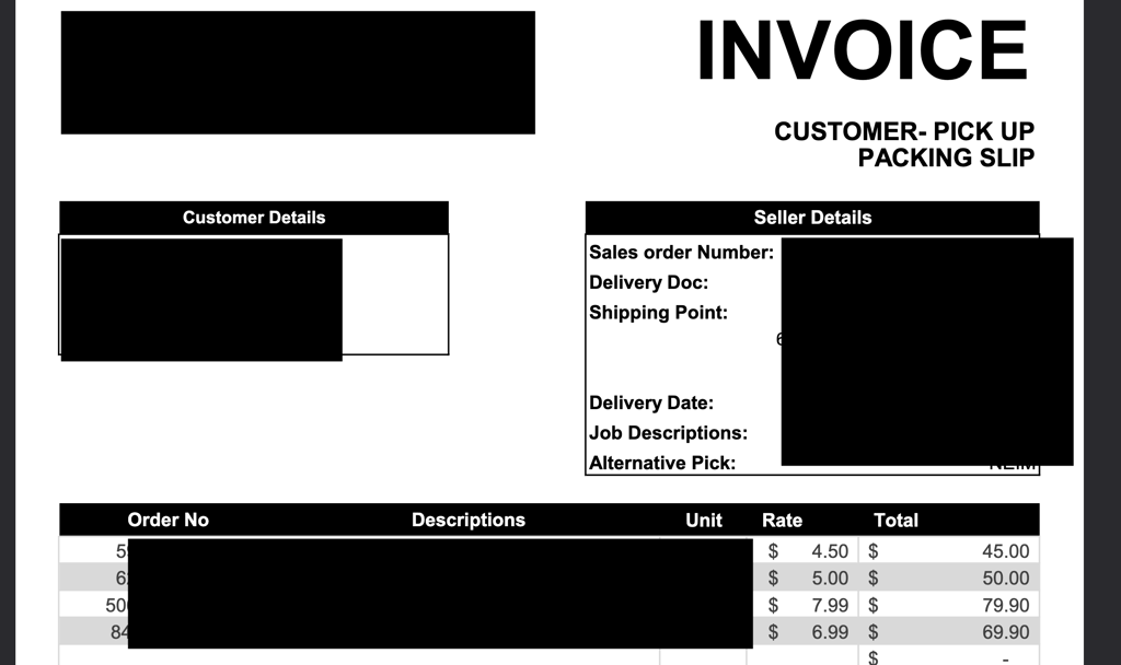 invoice fiverr