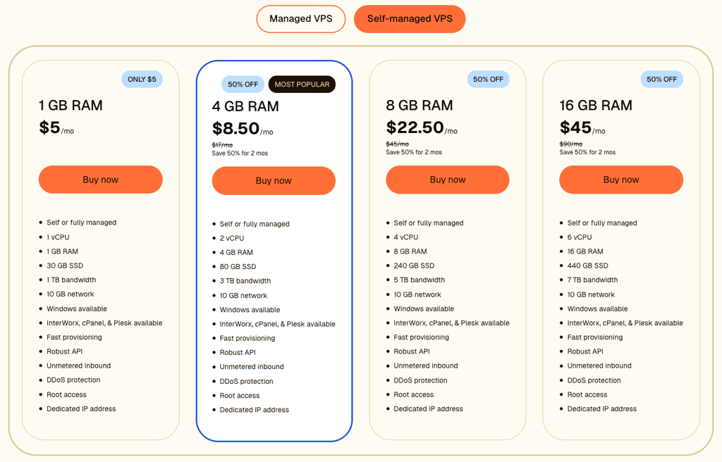 liquid web vps pricing