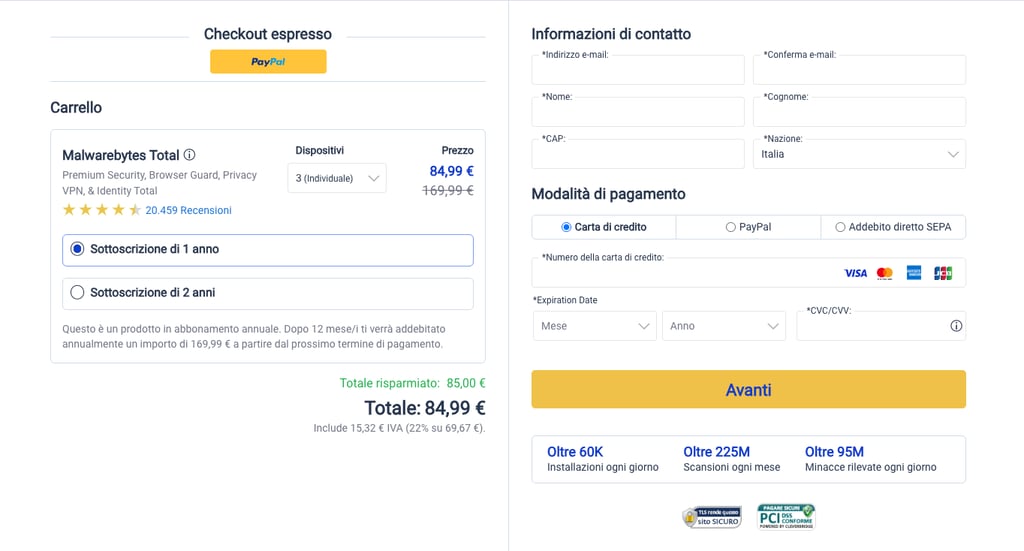 IT Malwarebytes checkout march 2026