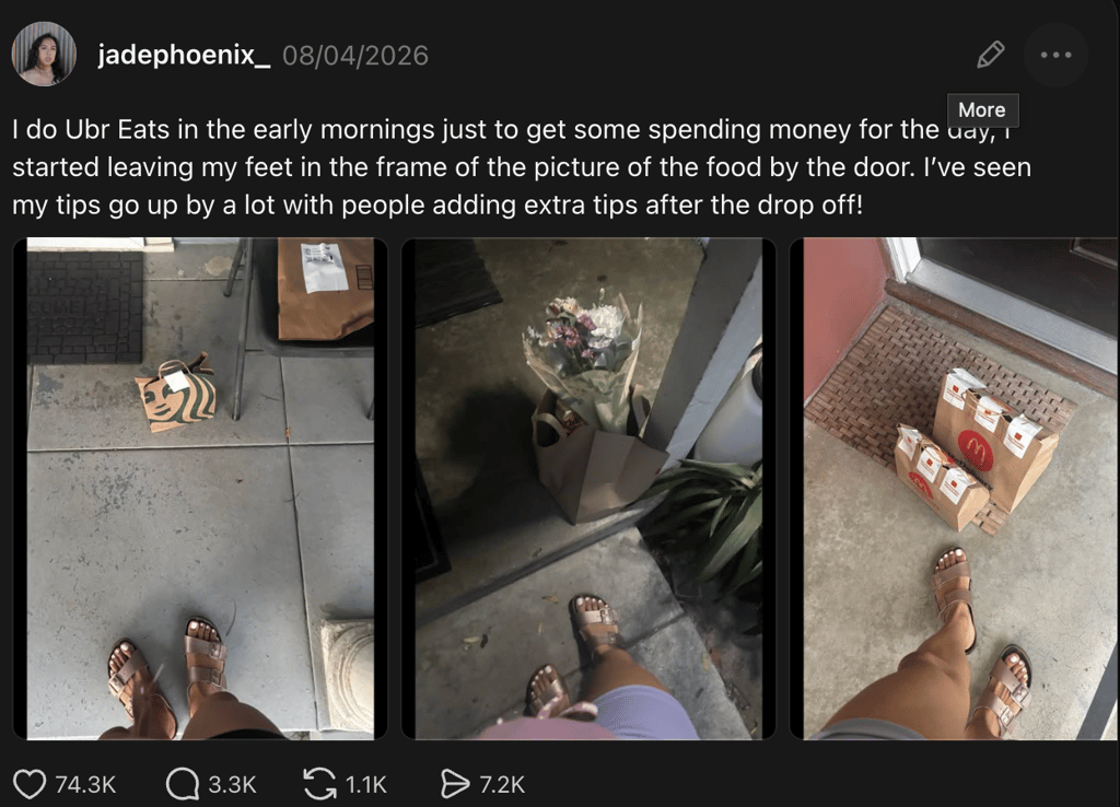 threads viral uber post