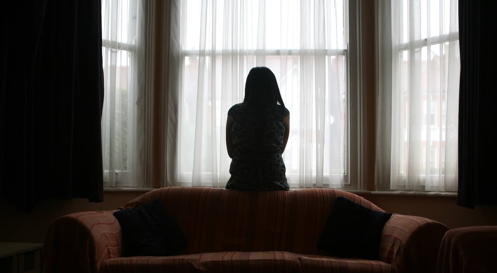 woman domestic violence