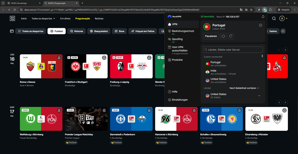 DAZN Portugal 2026 05 17