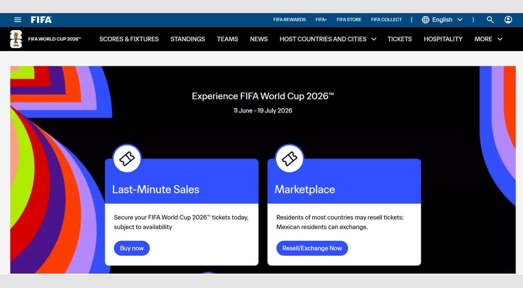 FIFA World Cup 2026 website