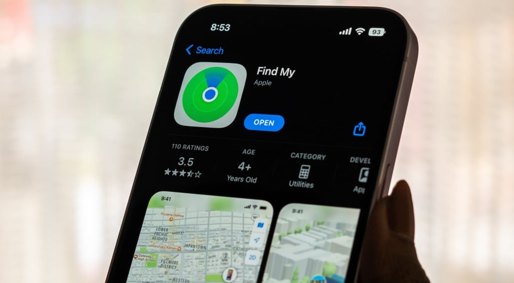 Apple Find My app