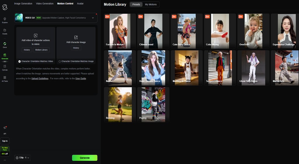 Kling 3.0 Motion Control
