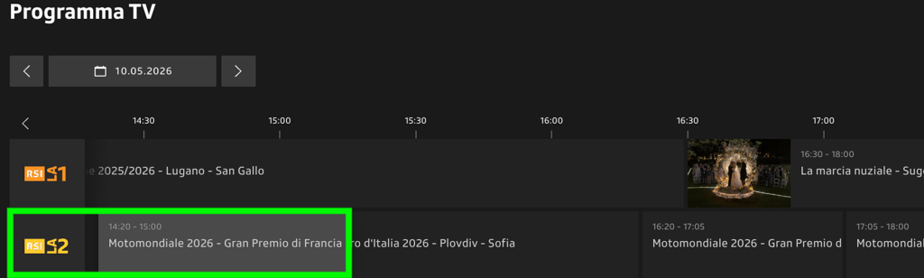 MotoGP Francia su RSI