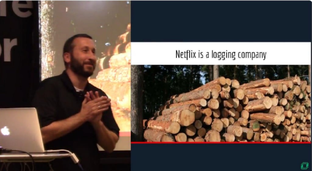 Netflix logging joke