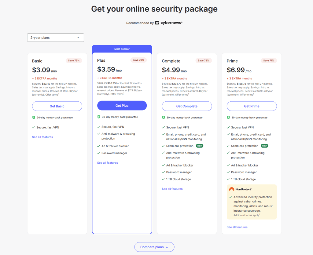 NordVPN pricing May 04