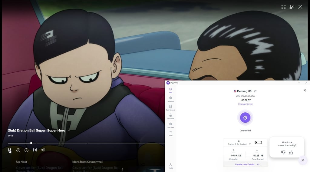 PureVPN Hulu