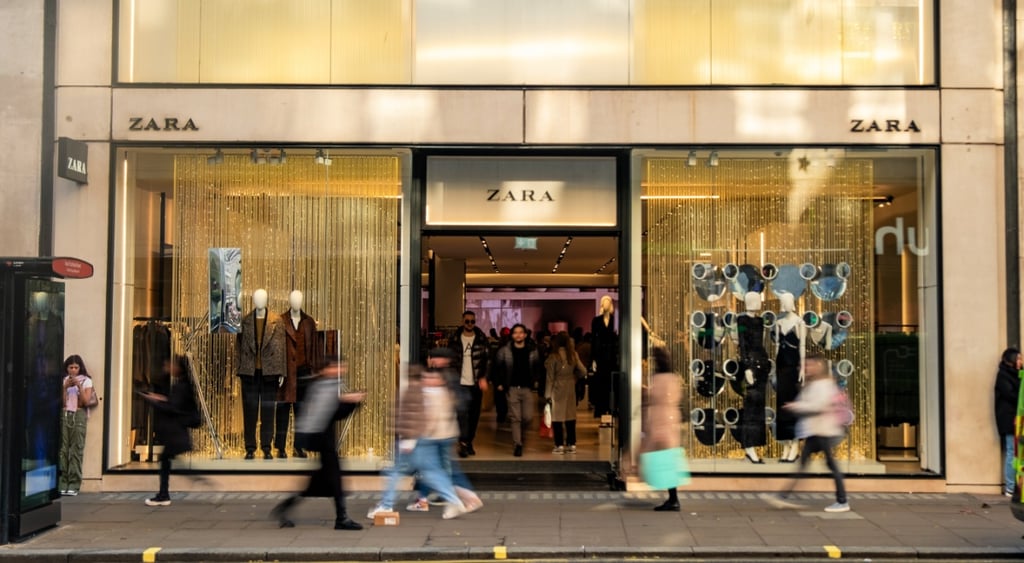 Zara store front London