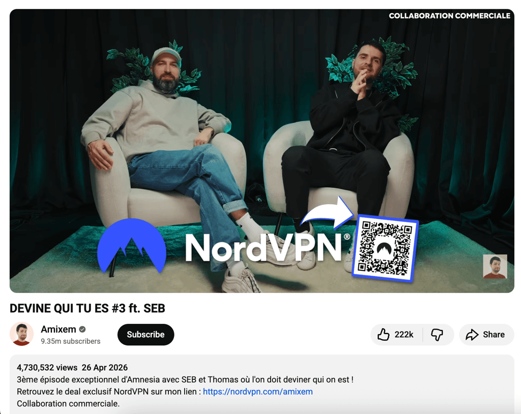 amixem nordvpn code
