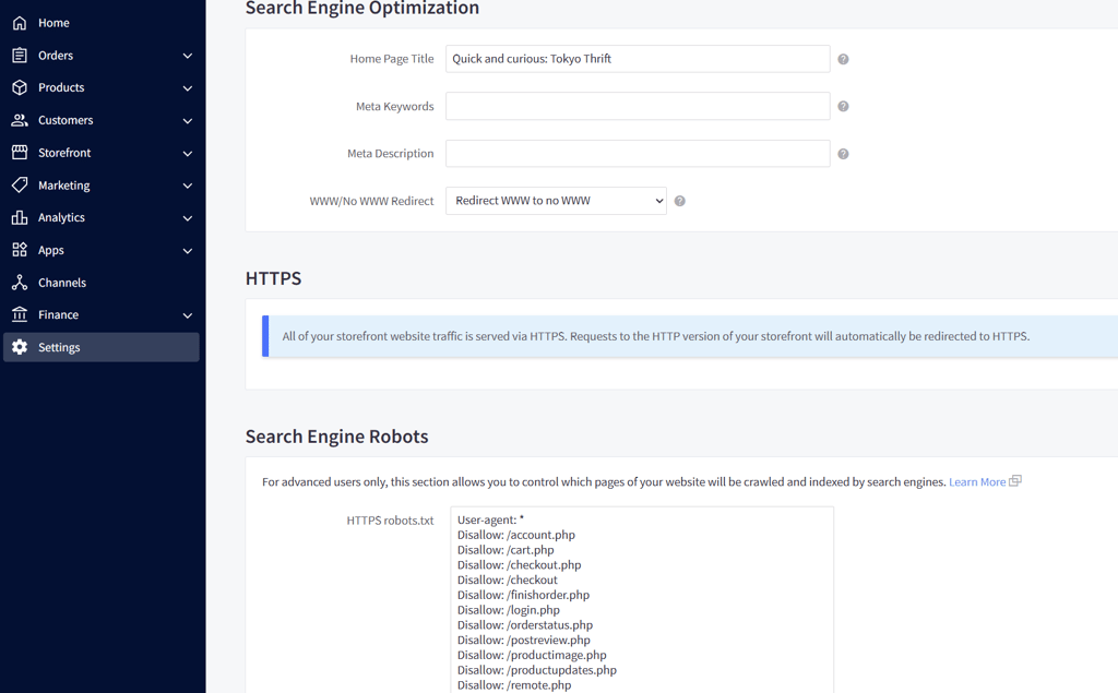 BigCommerce SEO tools