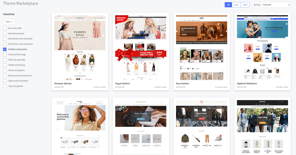 BigCommerce templates