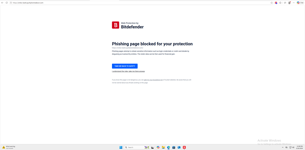 bitdefender url test