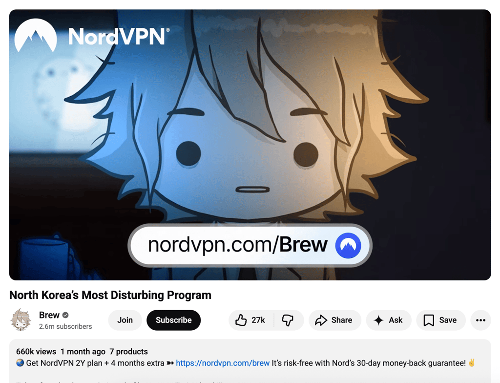 brew nordvpn code