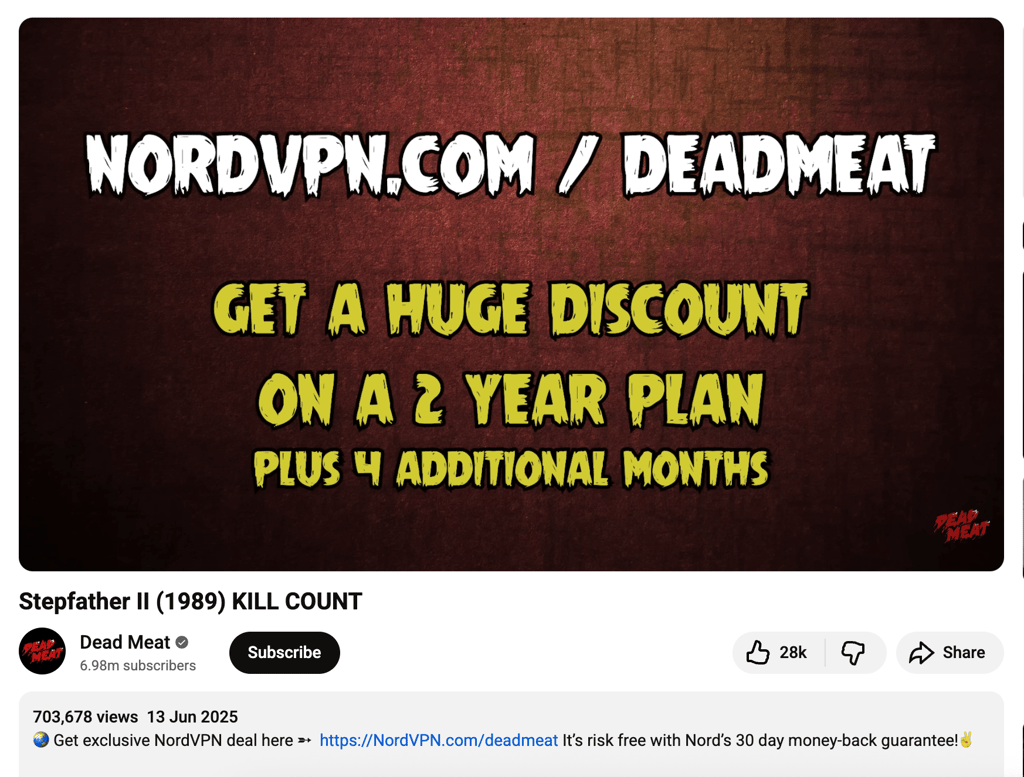 deadmeat nordvpn code